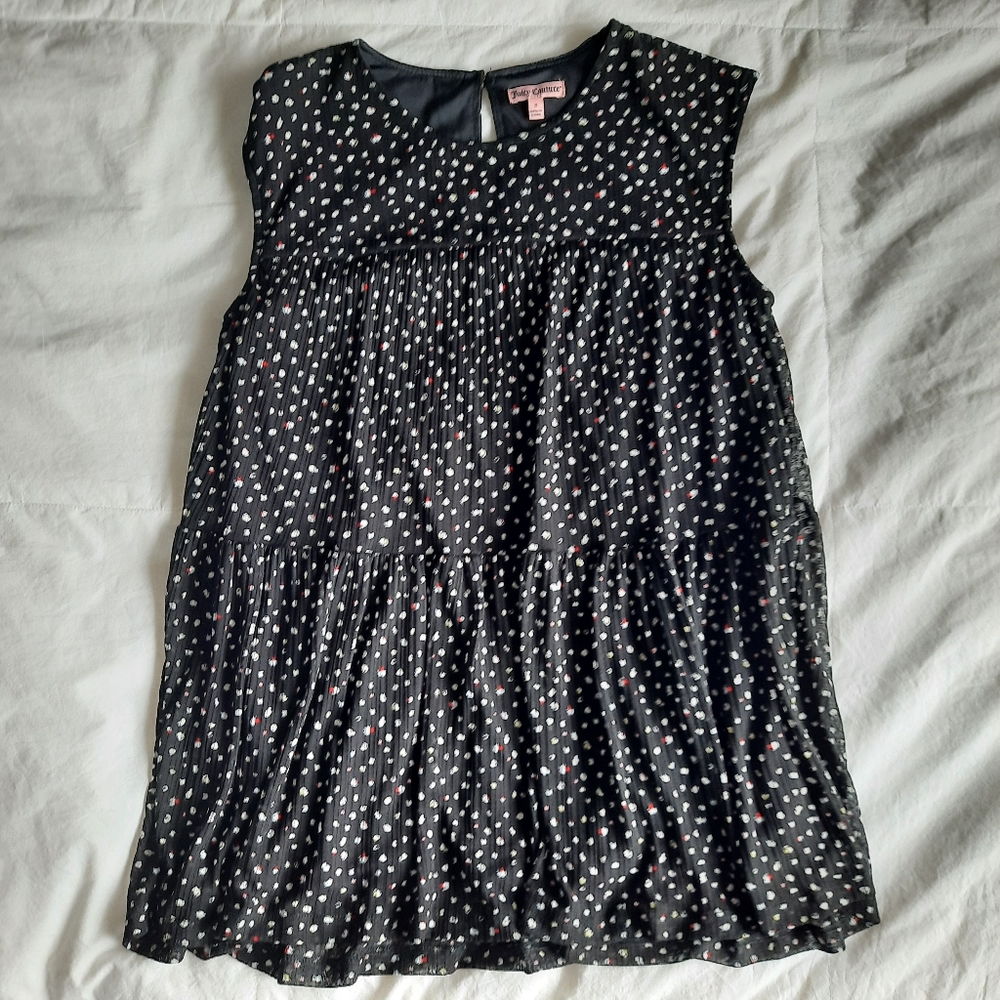 Juicy Couture sleeveless top - black with colorful details